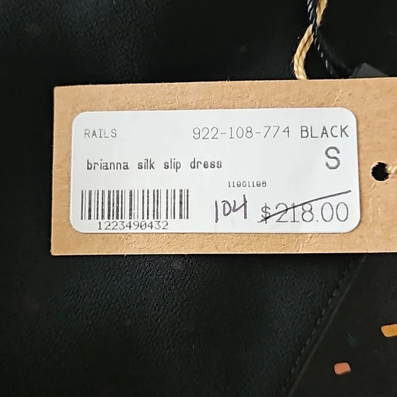 Rails brianna silk slip dress size small, NWT - Picture 11 of 13